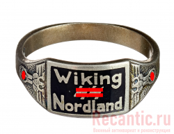 Кольцо Wiking Nordland SS (серебро) #2