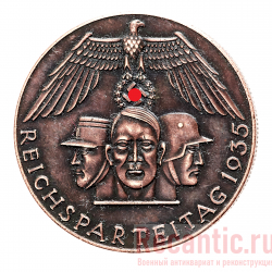 Медаль "Reichsparteitag 1935" (медь) 