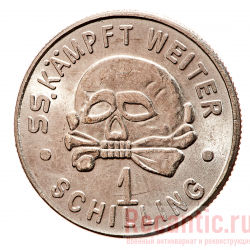 Монета "1 Schilling SS 1939 год" (никель)