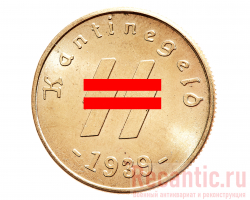 Монета "1 Schilling" 1939 год
