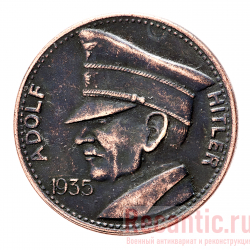 Монета "5 Reichsmark" 1935 год (медь)