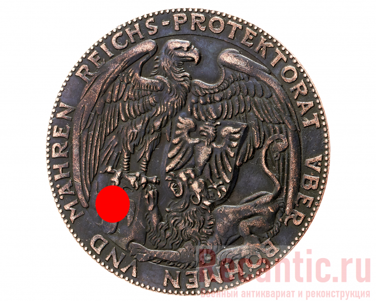Медаль "Reichs-Protektorat Bohmen und Mahren" 1939 год