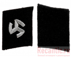 Петлицы 11.SS-Freiwilligen-Panzergrenadier-Division "Nordland" (серебряная нить)