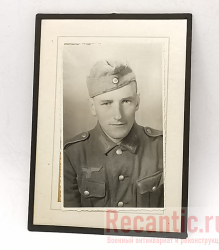 Фото немецкого солдата в рамке #3