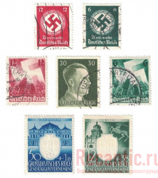 Почтовые марки 3 Рейха (7 шт.)
