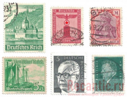 Почтовые марки 3 Рейха (6 шт.) #3
