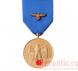 Медаль "За выслугу" 12 лет в Вермахте с пристёжкой орла