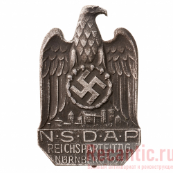 Знак "В честь Рейхспартакиады НСДАП в Нюрнберге" 1933 год #2