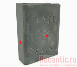 Спичечница "Berlin" 1941 год (медь, чернение)