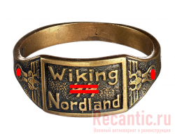 Кольцо Wiking Nordland SS (латунь)