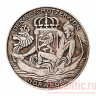 Медаль "Der Beschutzer von Norwegen" (серебрение)