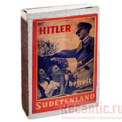 Коробок спичечный "Hitler befreit Sudetenland"