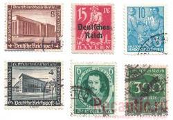 Почтовые марки 3 Рейха (6 шт.) #2