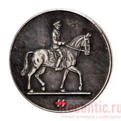 Медаль "Участнику кавалерийского смотра" (серебрение)