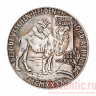 Медаль "Den deutschen helden in Nordafrika" (серебрение)
