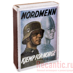 Коробок спичечный "Nordmenn kjemp for Norge"