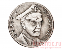 Монета "Erwin Rommel" (серебрение)