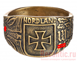 Кольцо Wiking Nordland SS (латунь) #1