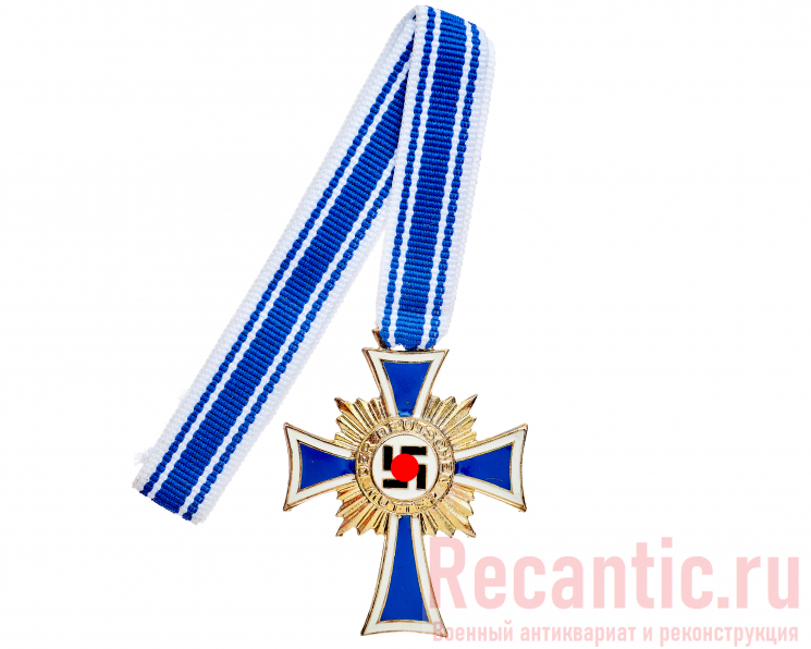 Награда "Почётный крест немецкой матери" (в золоте)